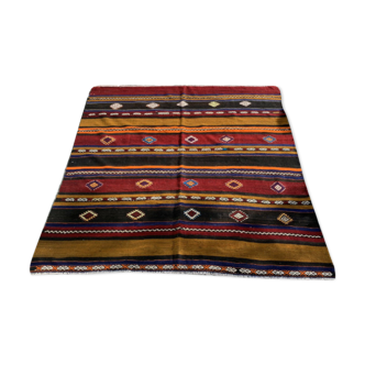 Traditional Turkish kilim carpet 187x175cm