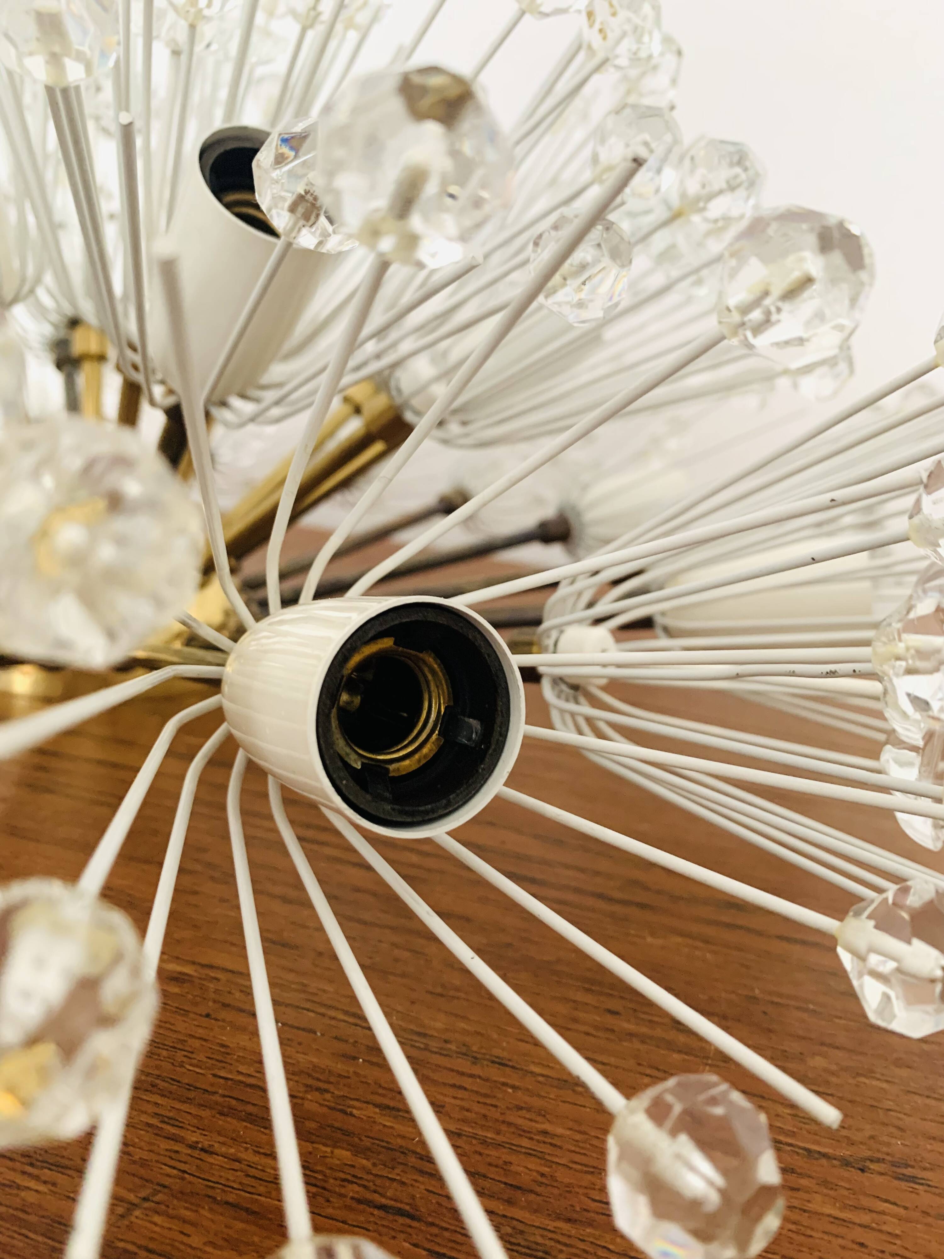 XXL Austrian Dandelion Wall or Ceiling Lamp by Emil Stejnar for Rupert Niko
