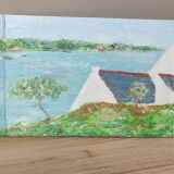 Peinture à l'huile Bretagne-Sud