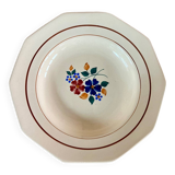 7 Saint Amand iron earth soup plates