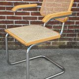 Cesca chair B64 with armrests by Marcel Breuer Design