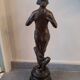 Art Nouveau bronze female sculpture