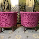 Pair of armchairs bergères Art Deco period