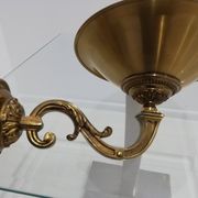 BELLE APPLIQUE HALOGENE EN BRONZE DORE STYLE LOUIS XVIl' de " Lucien Gau"