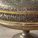 Old brass incense burner or brass can