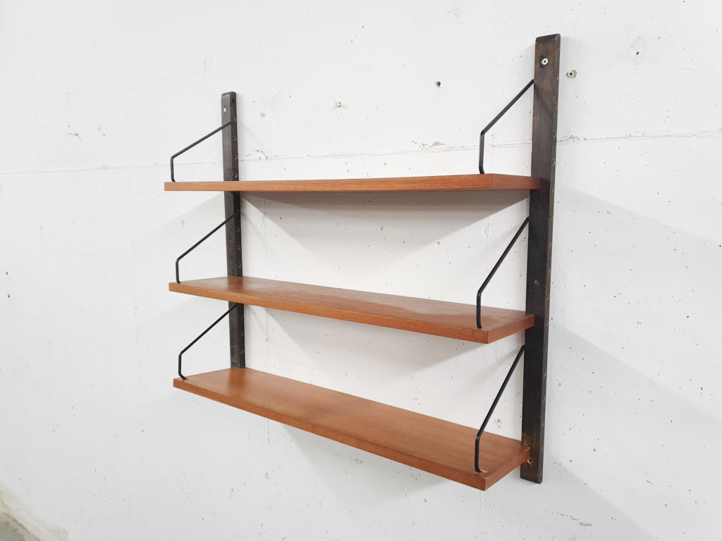 Étagères en teck, Poul Cadovius pour le système royal, Danemark, années 1950