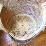 Emmanuelle rattan armchair