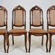 Set of Four Cambier Chairs, Belgium, circa 1900