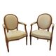 Paire de fauteuils Voltaire style Louis XVI, France