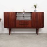 Teak highboard, Danish design, 1960s, production: Denmark