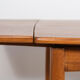Mid-century square extendable teak dining table, Denmark, 1960s