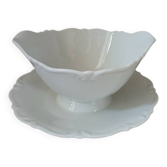 Antique porcelain sauceboat