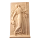 Bas-relief, museum replica, dancing maenad, ancient Greece, handmade plaster cast
