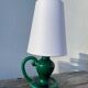 Lampe Vallauris en céramique verte
