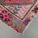 Vintage turkish oushak rug 115x83 cm carpet