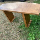 Hugues Chevallier art deco retractable console table