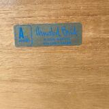 Vintage Scandinavian extendable teak table from the 1970s.