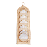 Dessous de verre nacre son support