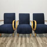 Armchairs by Jindrich Halabala for Up Závody, Set of 3