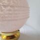 Art Deco lamp in brass and glass by Clichy