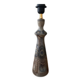 Salt stoneware lamp base signed jean-claude courjault