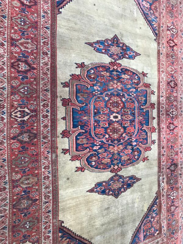 Nice old carpet Persian Mahal ziegler faitg hand 147 X 237 CM