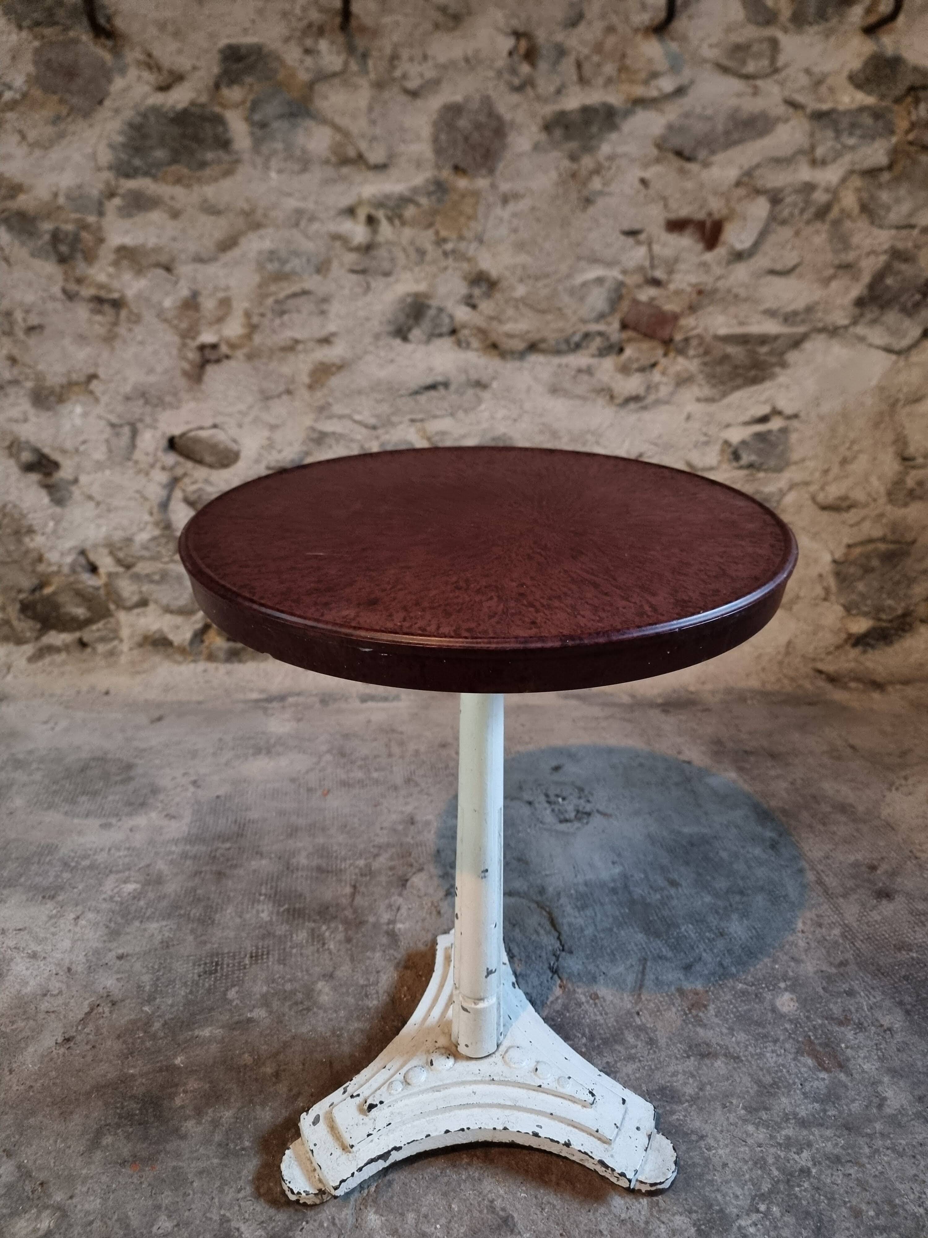 Art Deco Bistro Table – France, 1930s