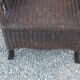 Set de 3 fauteuils en rotin des années 70