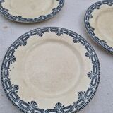 Set of 11 Dessert Plates Ter De Fer Salins Rivoli Model