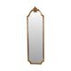Deknudt Narrow Hall Mirror Gold Gilded Classic Acanthus Crown 138cm