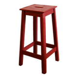 Wooden workshop stool