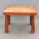 Tabouret bas en chêne 