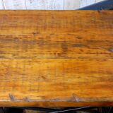 Eiffel style wood and metal coffee table