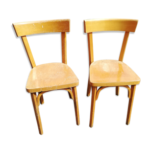 Set de 2 chaises Baumann bistrot ancien