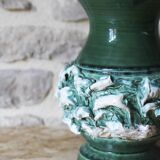 Ceramic vase with slip decoration