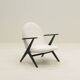 Fauteuil bouclé design vintage du milieu du siècle, Pays-Bas des années 1960.