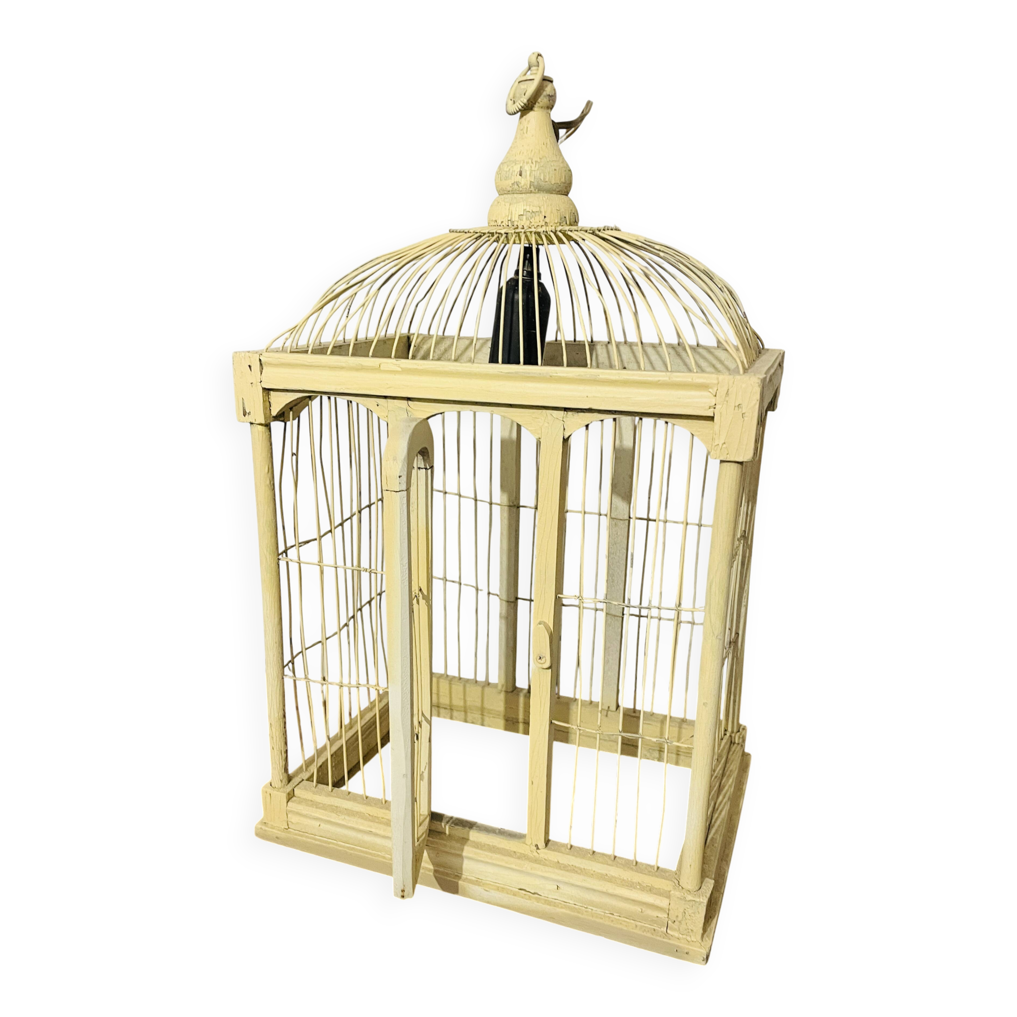 Vintage birdcage for decoration.