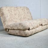 Reclining and convertible sofa, space age, circa 1970