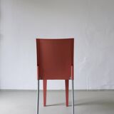 4 Kartell Coral Pink "Miss Global" Chairs by Philippe Starck | 1990s