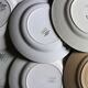 6 mismatched dinner plates