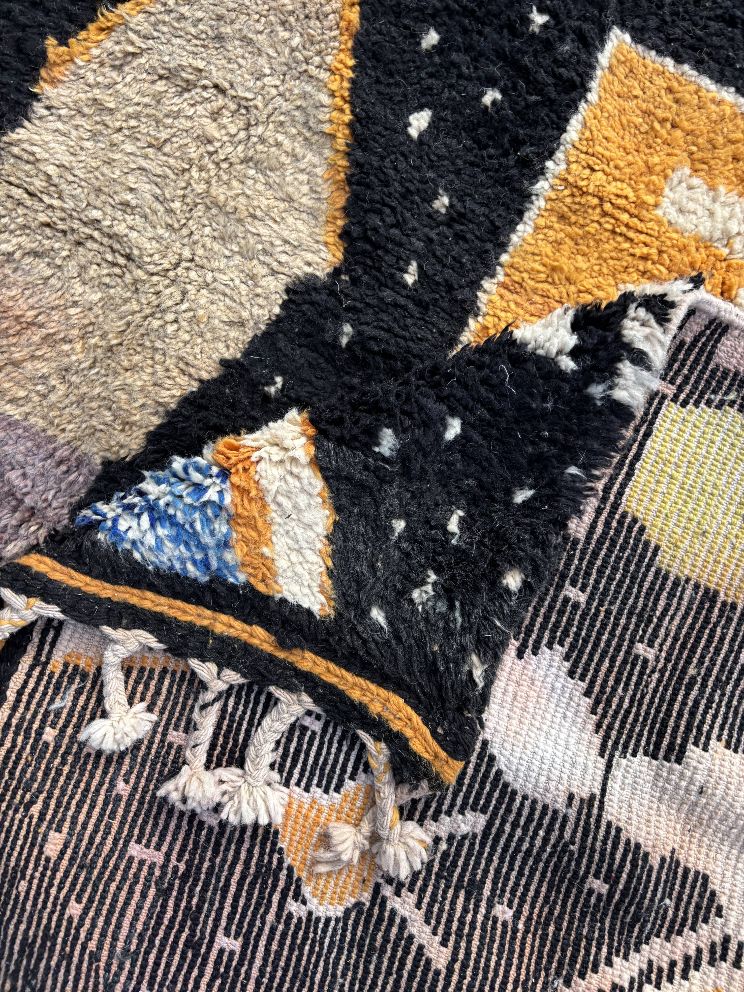 Tapis berbère Beni Ouarain Mrirt artisanal, Maroc