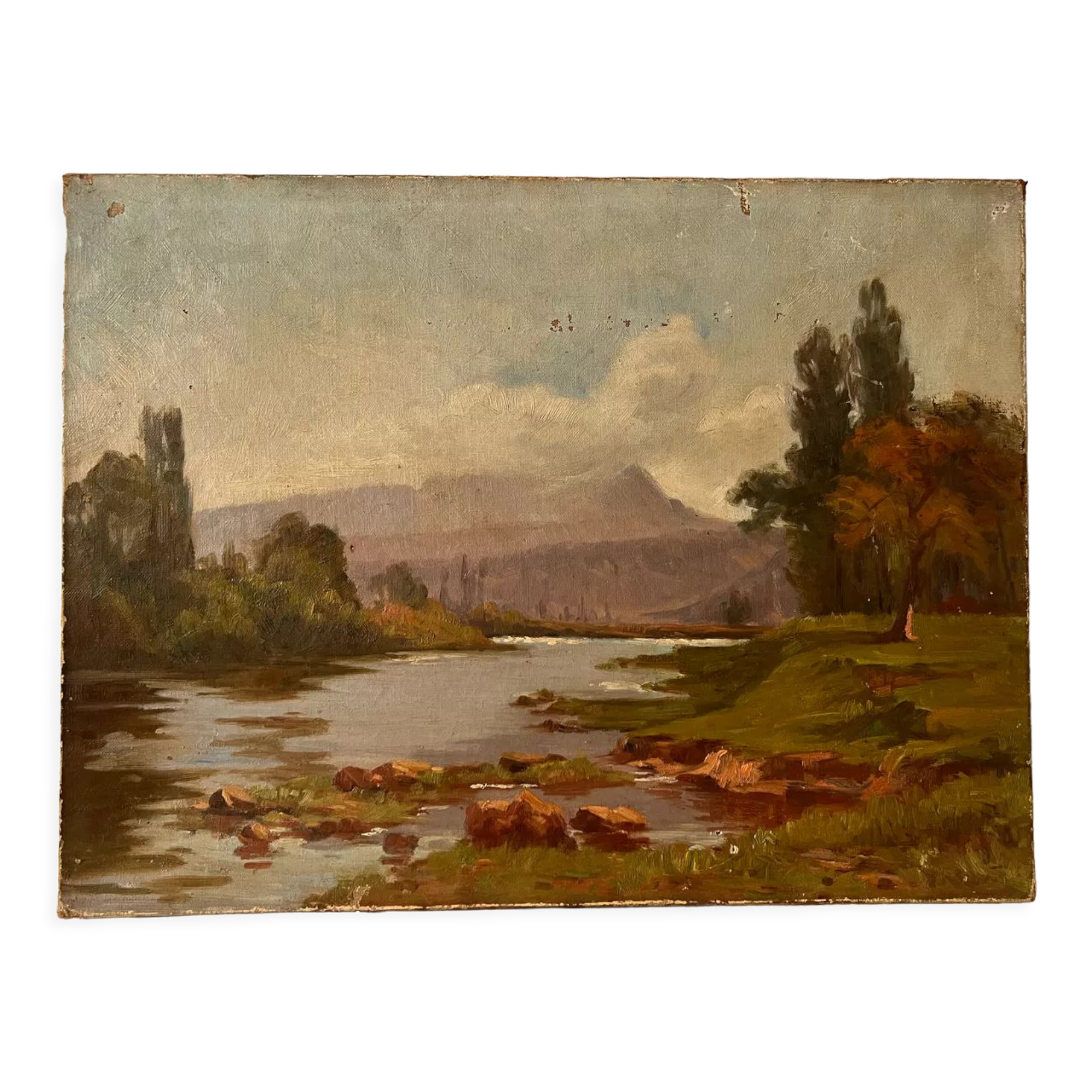 Landscape, oil on canvas