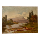 Landscape, oil on canvas