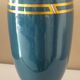 Large vase in enamelled ceramic, gold, silver, art deco, signed Pinon-Heuzé
