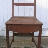 Chaise rustique artisanale en bois