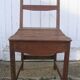 Rustic handcrafted wooden chair