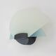 Vintage wall lamp Italian design blue and white glass. Memphis style.