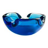 Murano Sommerso blue vide-poche 1970.