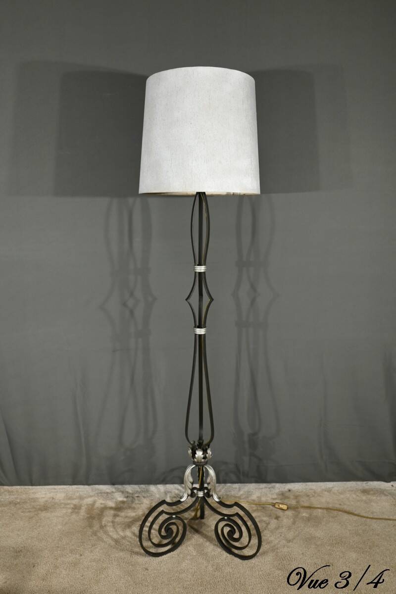 Wrought Iron Floor Lamp 1940