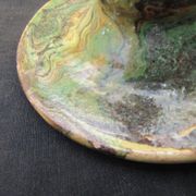 Small lamp base or candle holder in glazed earthenware, Bernard CLUNY pottery